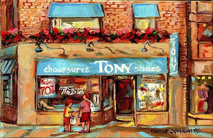 carole spandau, tony shoes, painting