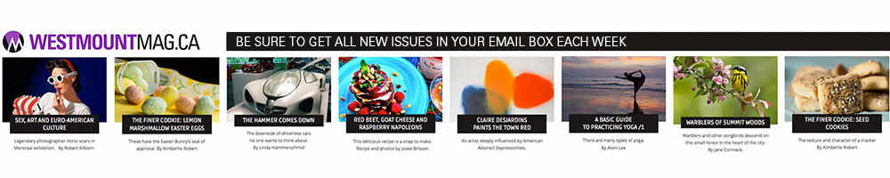 Newsletter-sign-up banner WestmountMag.ca