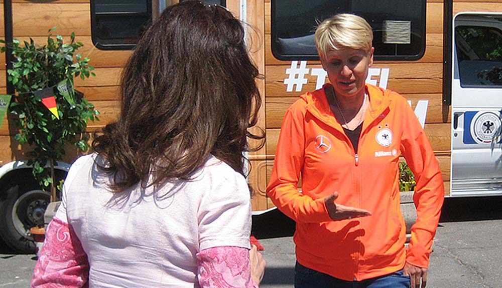 Nadine Hennelly Interviews Doris Fitschen, manager of Germany’s National Women’s Soccer Team