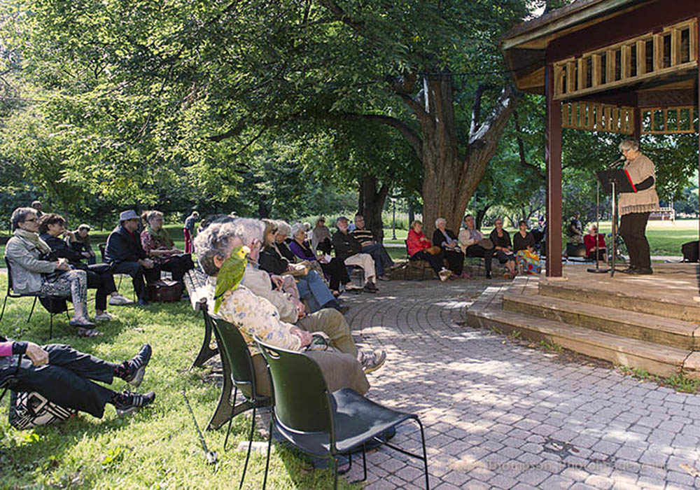 photo: Words & Music at the Gazebo