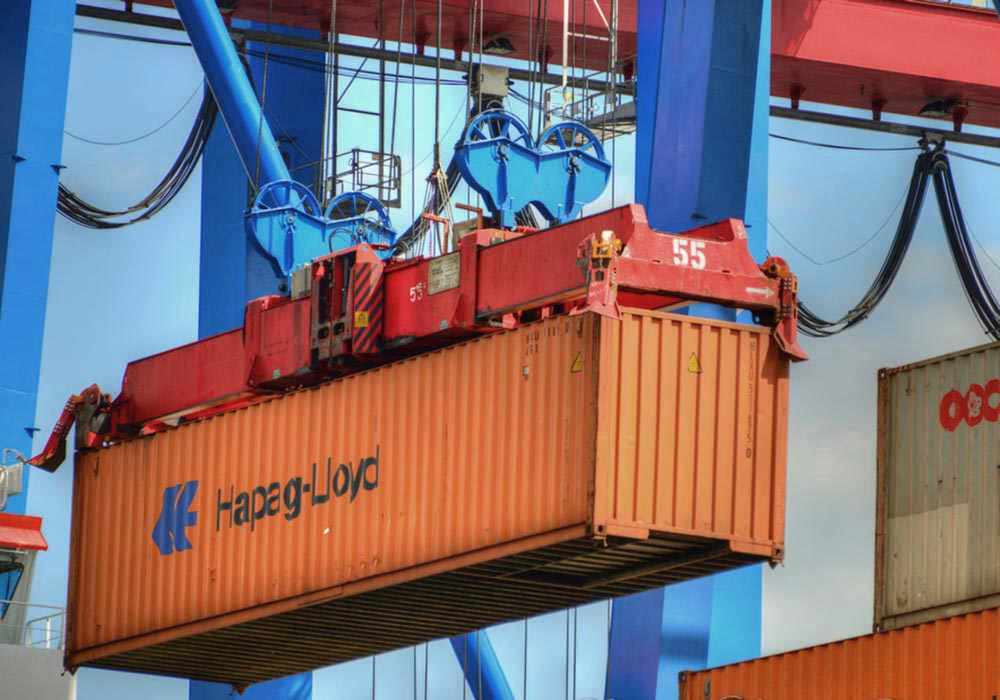 photo: shipping containers