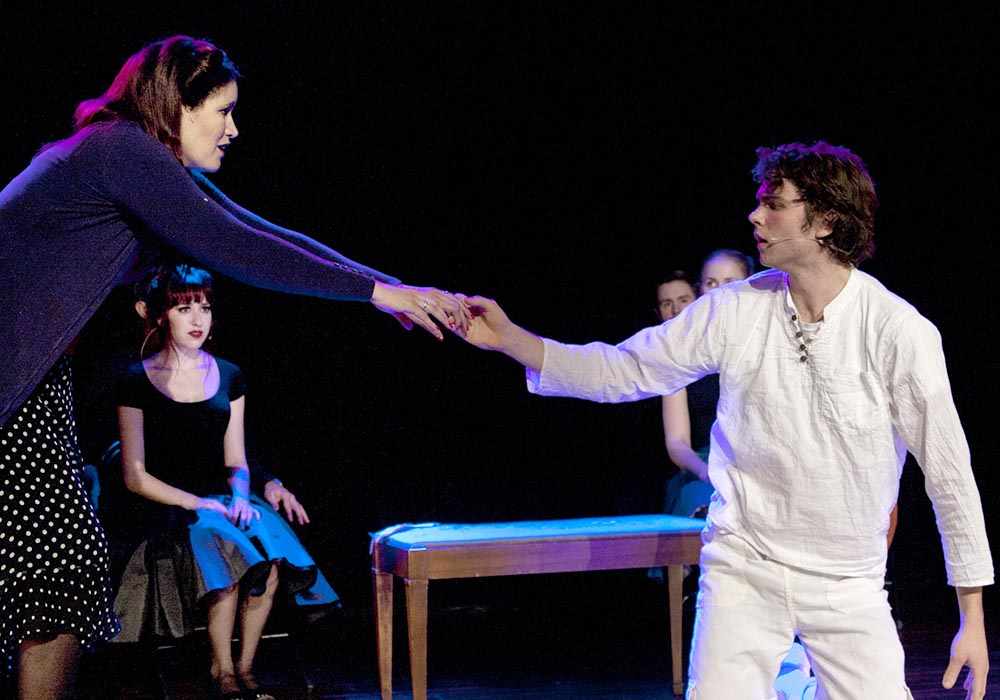 scene from Tommy play, Montreal