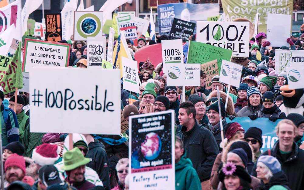climate march ottawa