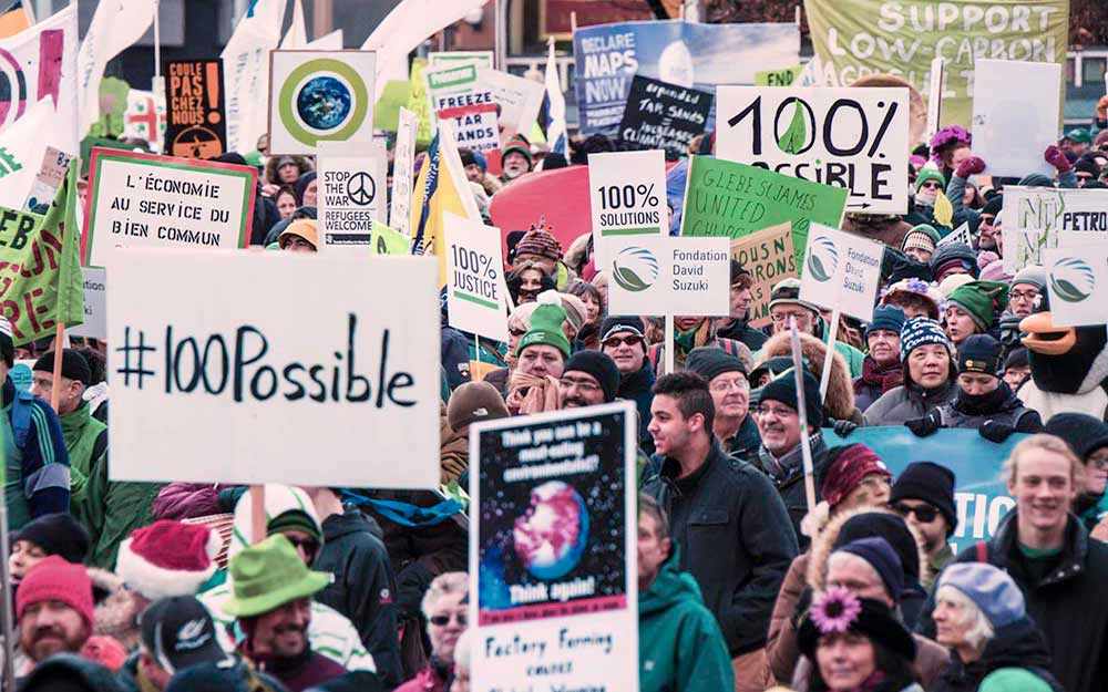 Marche pour le climat à Ottawa