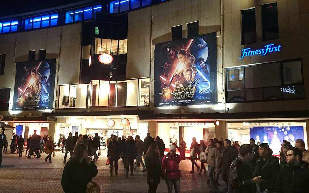 photo: photo: première projection Star Wars - Star Wars opening night