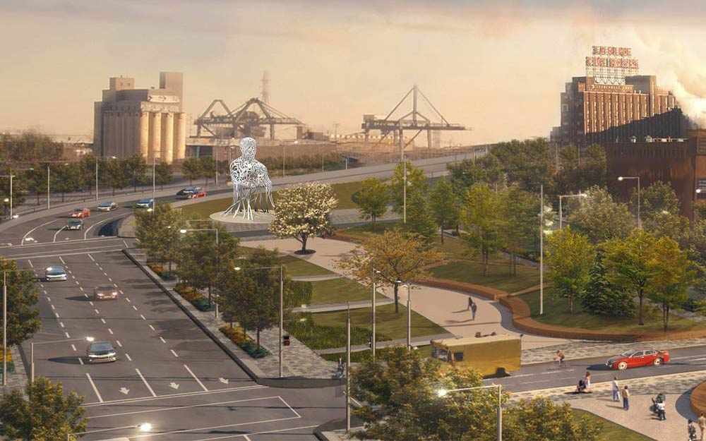 Source - Jaume Plensa - photo : Jaume Plensa & Galerie Lelong