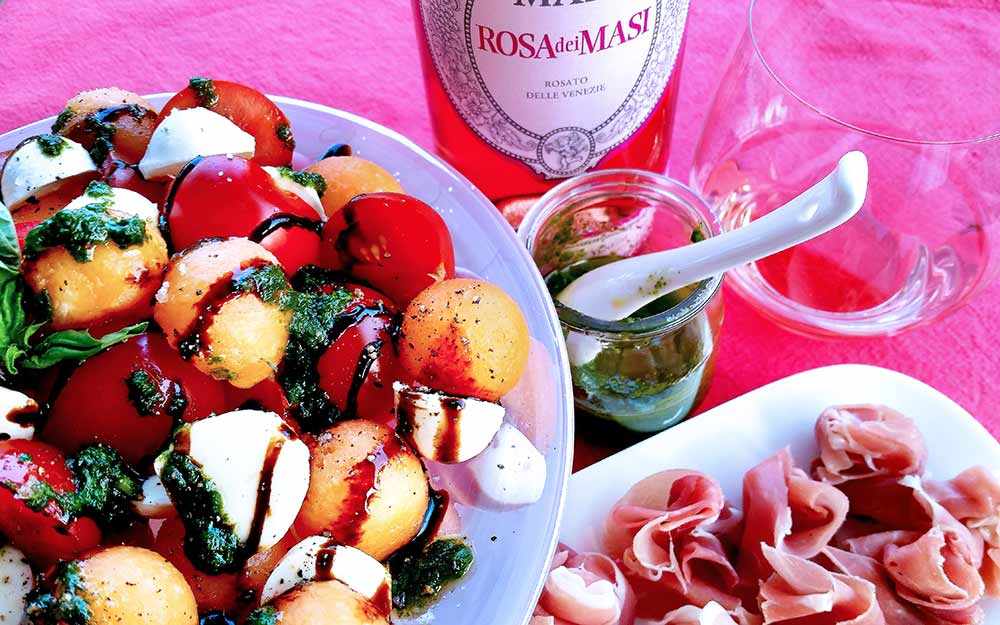 Prosciutto e Melone with Insalata Caprese - WestmountMag.ca