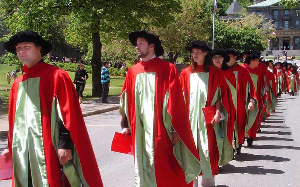 photo: McGill University graduates