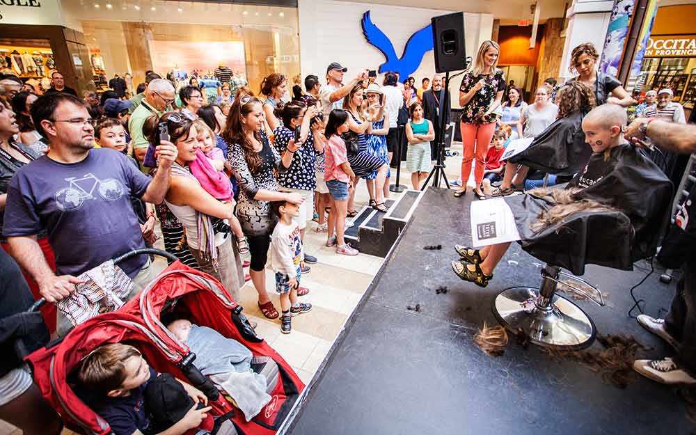 Défi têtes rasées Leucan Shaved Heads Challenge - photo Thibault Carron