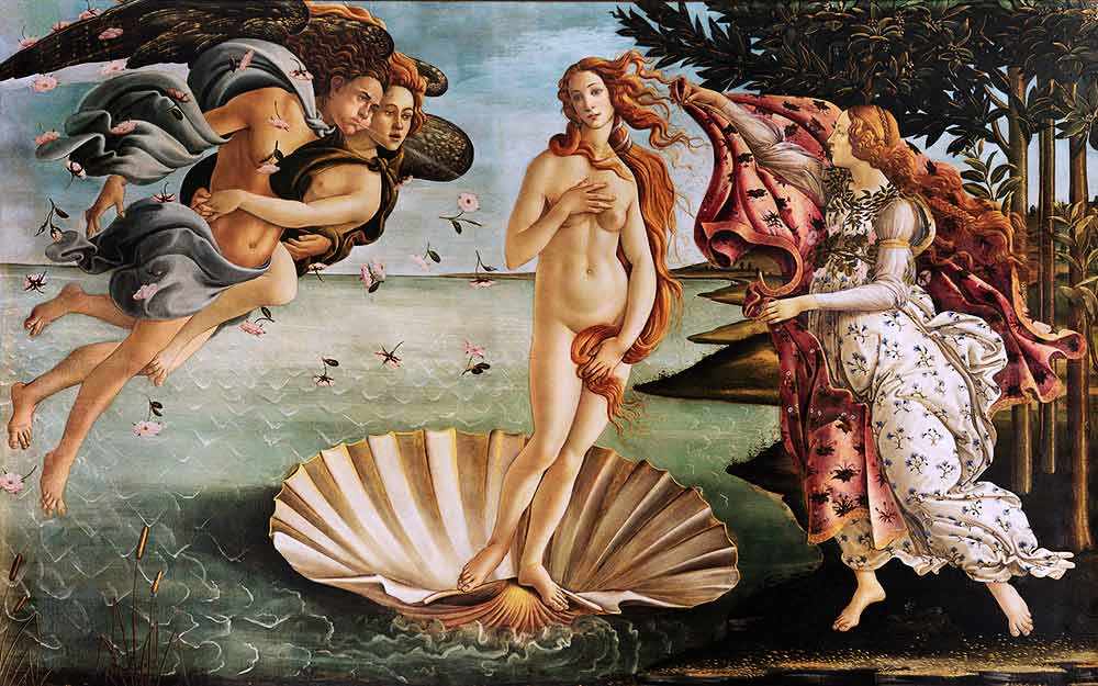 La Naissance de Vénus - Sandro Botticelli - photo: Jennifer Mei