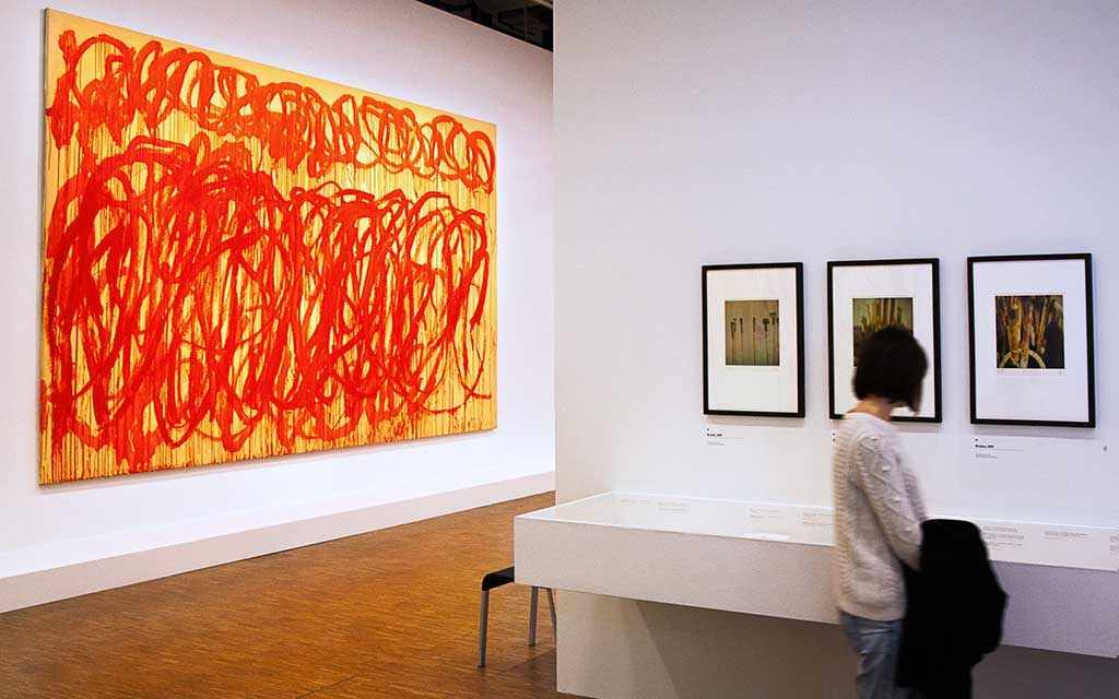 Salle Bacchus - Exposition Cy Twombly à Beaubourg - photo: Jean-François Brucel - WestmountMag.ca