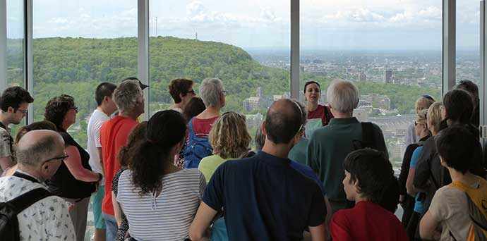 view of Mount-Royal summit from PVM WestmountMag.ca