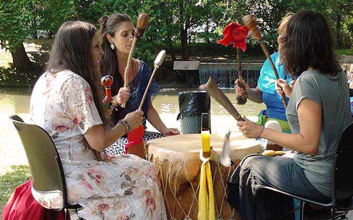 BearHeart Medicine Drum - WestmountMag.ca