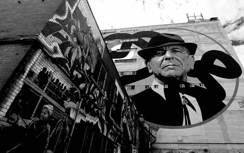 Leonard Cohen mural - WestmountMag.ca