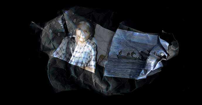 Scott Benesiinaabandan, «little resistances: martha | burntchurch», 2015