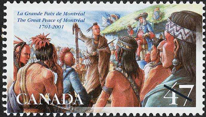 Image: the Great Peace stamp – WestmountMag.ca