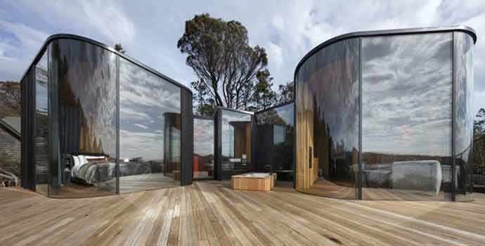 Freycinet Lodge Coastal Pavilions - Liminal Architecture - photo : Dianna Snape – WestmountMag.ca