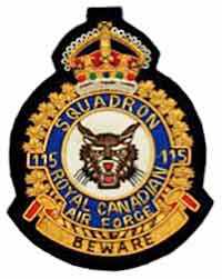 115 Fighter Squadron badge - WestmountMag.ca