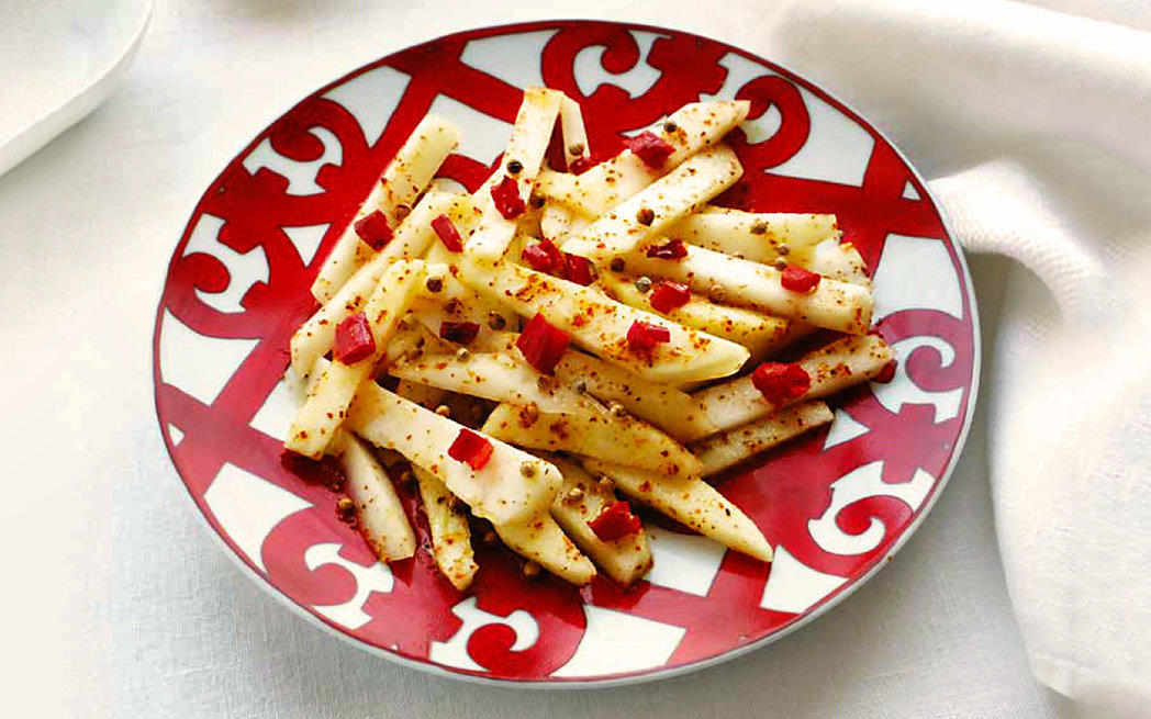 Kohlrabi and Green Apple recipe