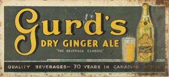 ad Gurd’s Dry Ginger Ale