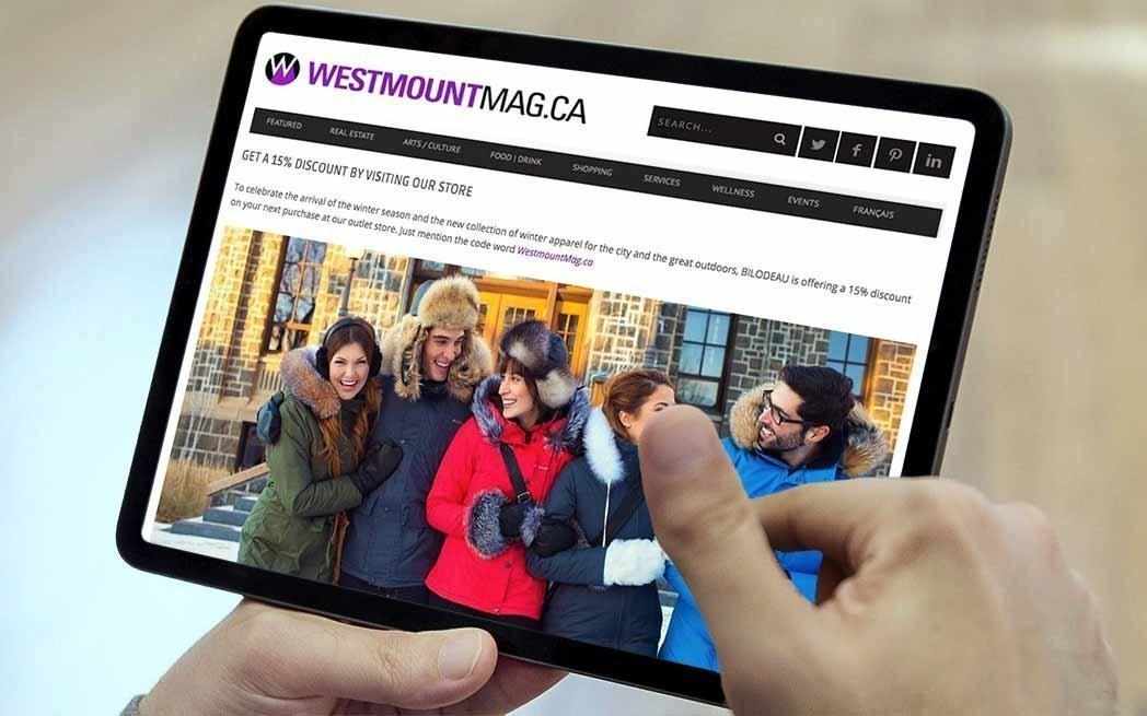 Annoncer dans WestmountMag.ca / Advertising in WestmountMag.ca