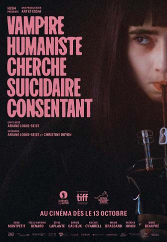 Estival du Nouveau Cinéma (FNC) 2024 - Affiche VAMPIRE HUMANISTE CHERCHE SUICIDAIRE CONSENTANT