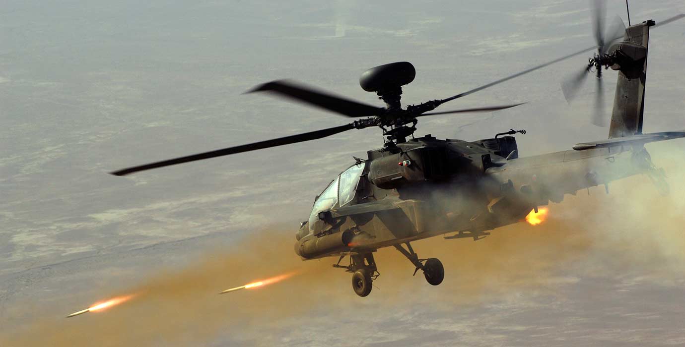Apache helicopter