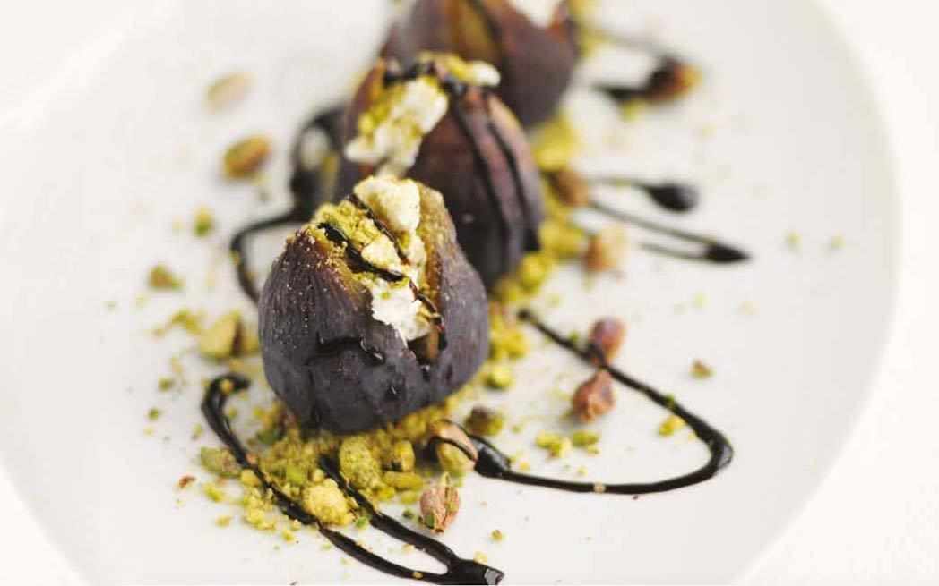 Baked Figs with Goat Cheese and Pistachios - WestmountMag.ca