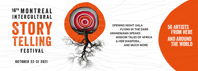16th Montreal Intercultural Storytelling Festival banner