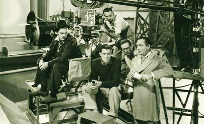 Ben Hecht during filming of The Goldwyn Follies - WestmountMag.ca