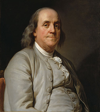 portrait of Benjamin Franklin