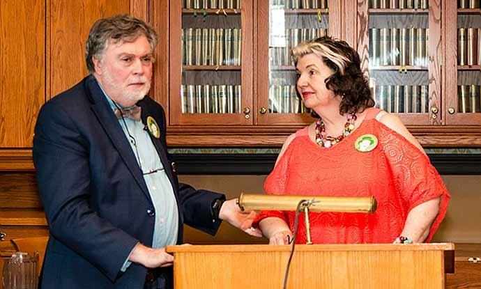 Kevin Wright and Kathleen Fee Bloomsday - WestmountMag.ca