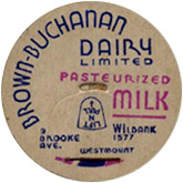 bottle top Brown-Buchanan Dairy 