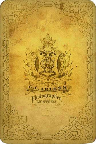 cabinet card GC Arless Photographers