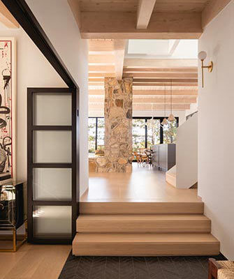 Chalet sur la pointe, Lanaudière, Canada, Paul Bernier Architecte - photo : Raphaël Thibodeau