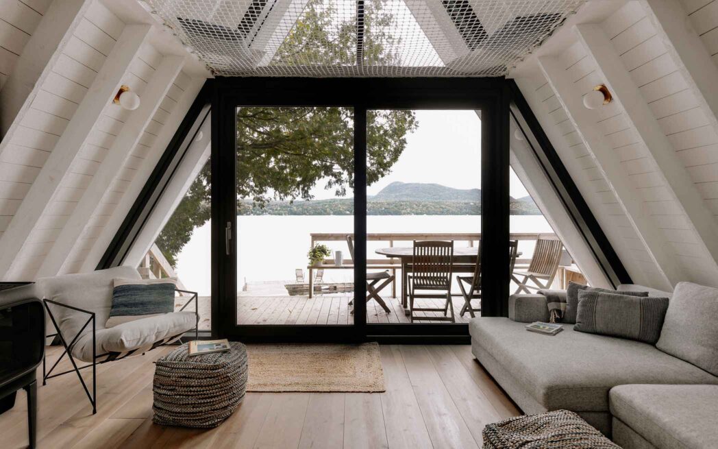 Chalet_A, en Estrie, Matière Première Architecture