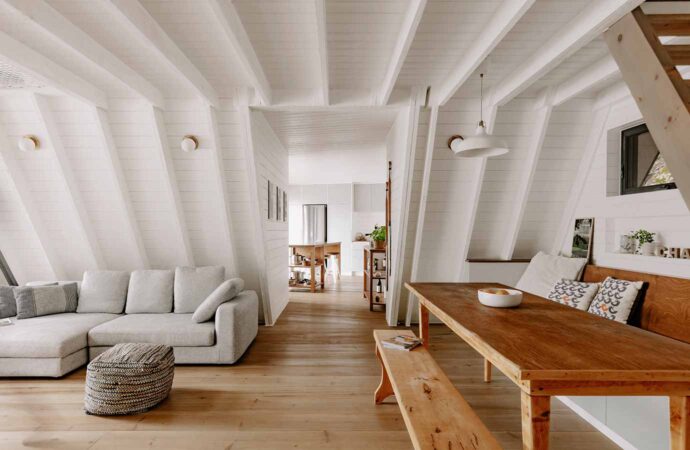 Chalet_A, en Estrie, Matière Première Architecture