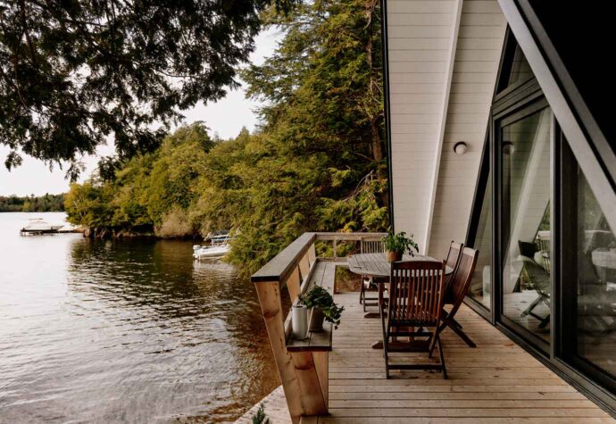 Chalet_A, en Estrie, Matière Première Architecture