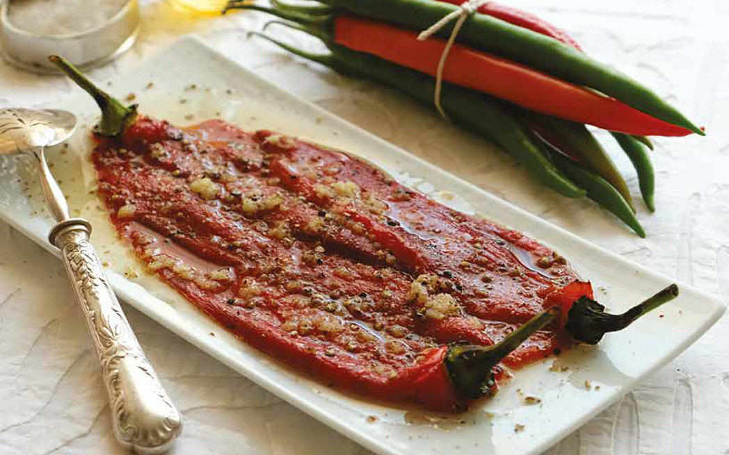 Charred Italian Sweet Peppers