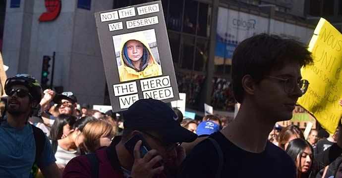 Montreal Climate March - September 29, 2019 – photo: Robert Del Tredici – WestmountMag.ca