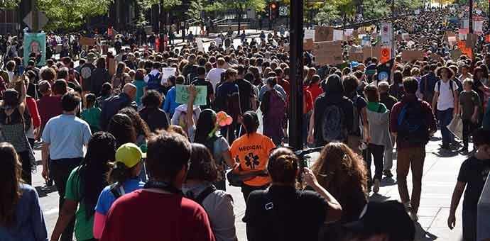Montreal Climate March - September 29, 2019 – photo: Robert Del Tredici – WestmountMag.ca