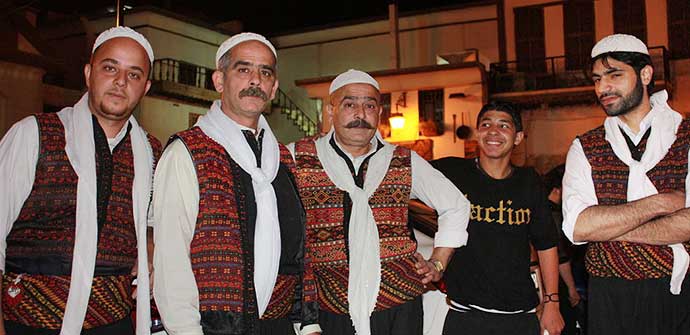 Damascus men in traditional clothing