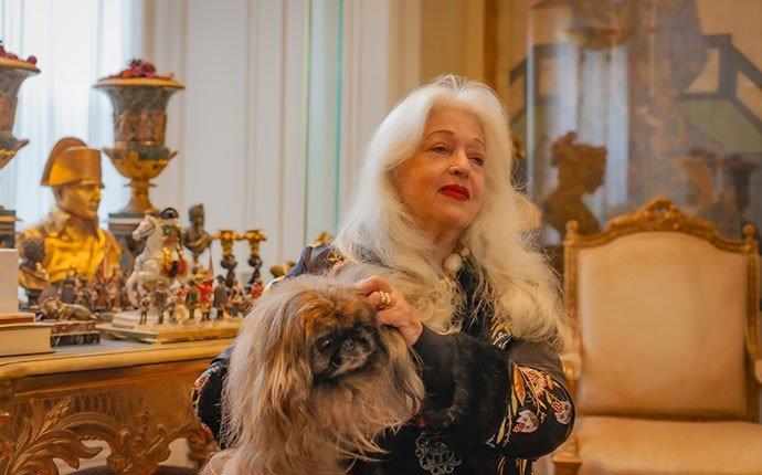 Dana Szeflan Bell with pet dog - photo: James St Laurent - WestmountMag.ca