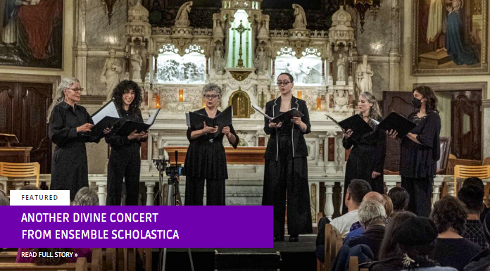 Another divine concert from Ensemble Scholastica - A sublime dive into ancient musicality where simplicity rhymes with perfection. By Luc Archambault