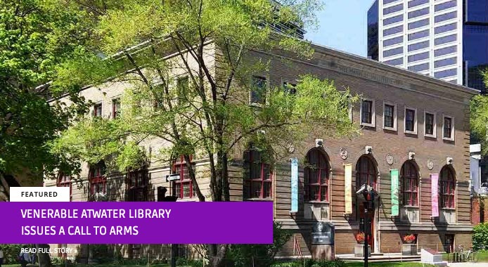 Atwater Library call to arms