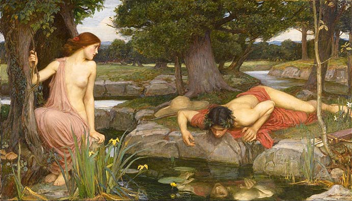 Echo andNarcissus by John William Waterhouse