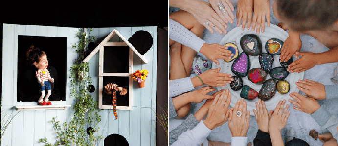 Émeraude et le monarque par Les Petites Géantes (photo Eva-Maude TC) et Galet porte-bonheur par l’Heure du coucou (photo Ariane BT