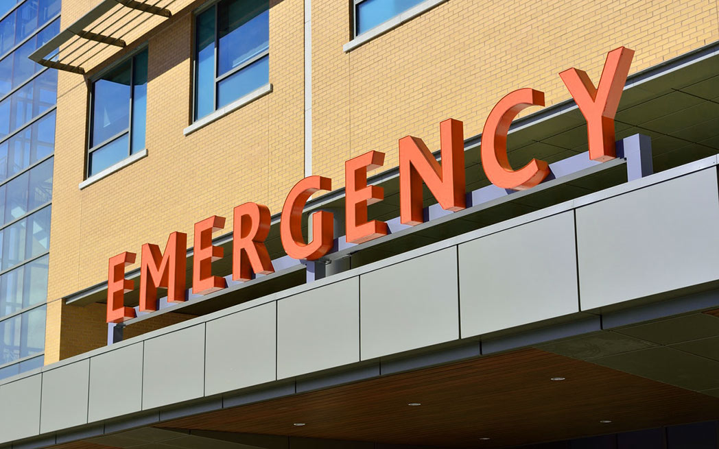 emergency room sign