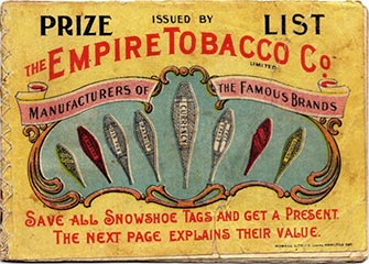 Empire Tobacco prize list 