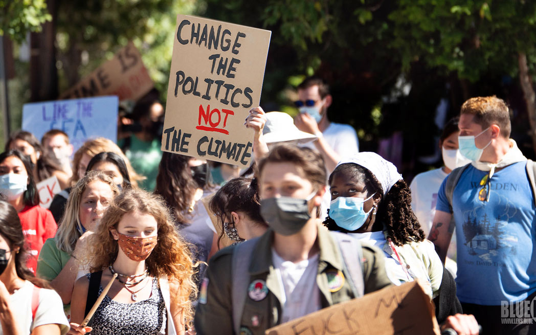 environmental protest change the politics not the planet